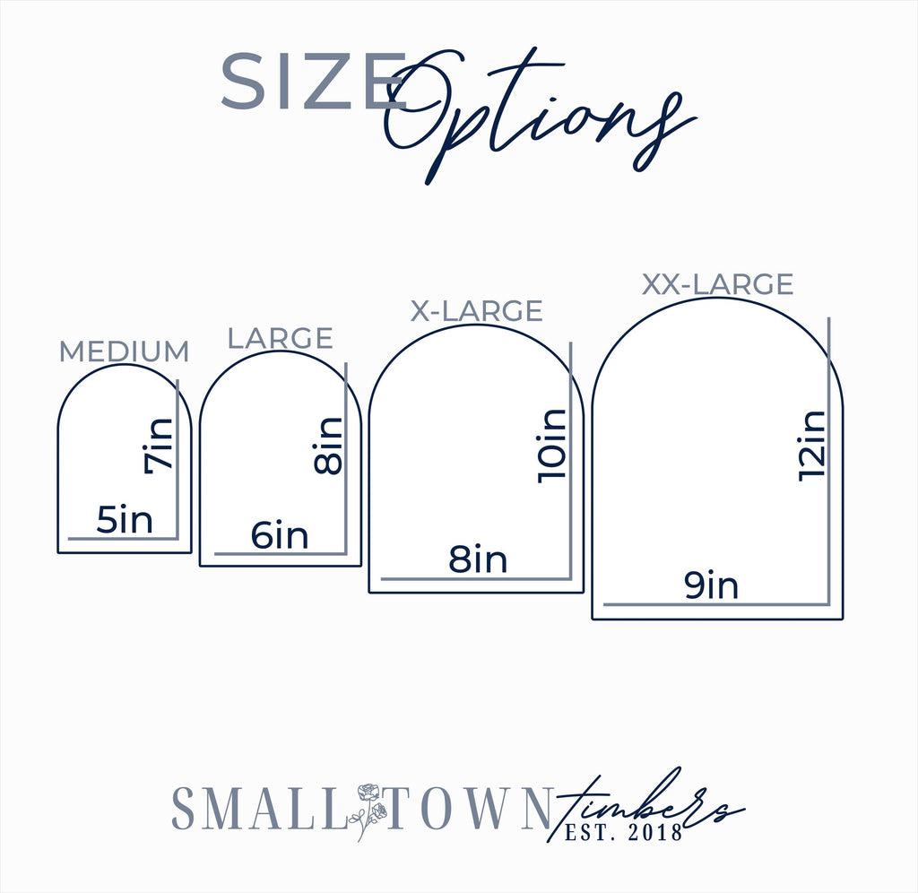 The Fitzgerald | Acrylic Wedding Bar Sign by Small Town Timbers