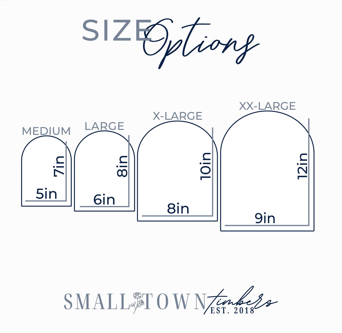 The Fitzgerald | Acrylic Wedding Bar Sign by Small Town Timbers