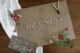 The Juniper | 3D Wood Guest Book Sign by Small Town Timbers