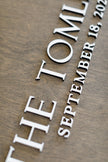 The Juniper | 3D Wood Guest Book Sign by Small Town Timbers