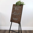 The Elias | 3D Wood Wedding Welcome Sign by Small Town Timbers