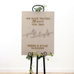 The Elias | 3D Wood Wedding Welcome Sign by Small Town Timbers