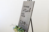 The Winslow | 3D Wood Wedding Welcome Sign by Small Town Timbers