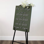The Storybook | 3D Our Love Story Sign in olive by Small Town Timbers