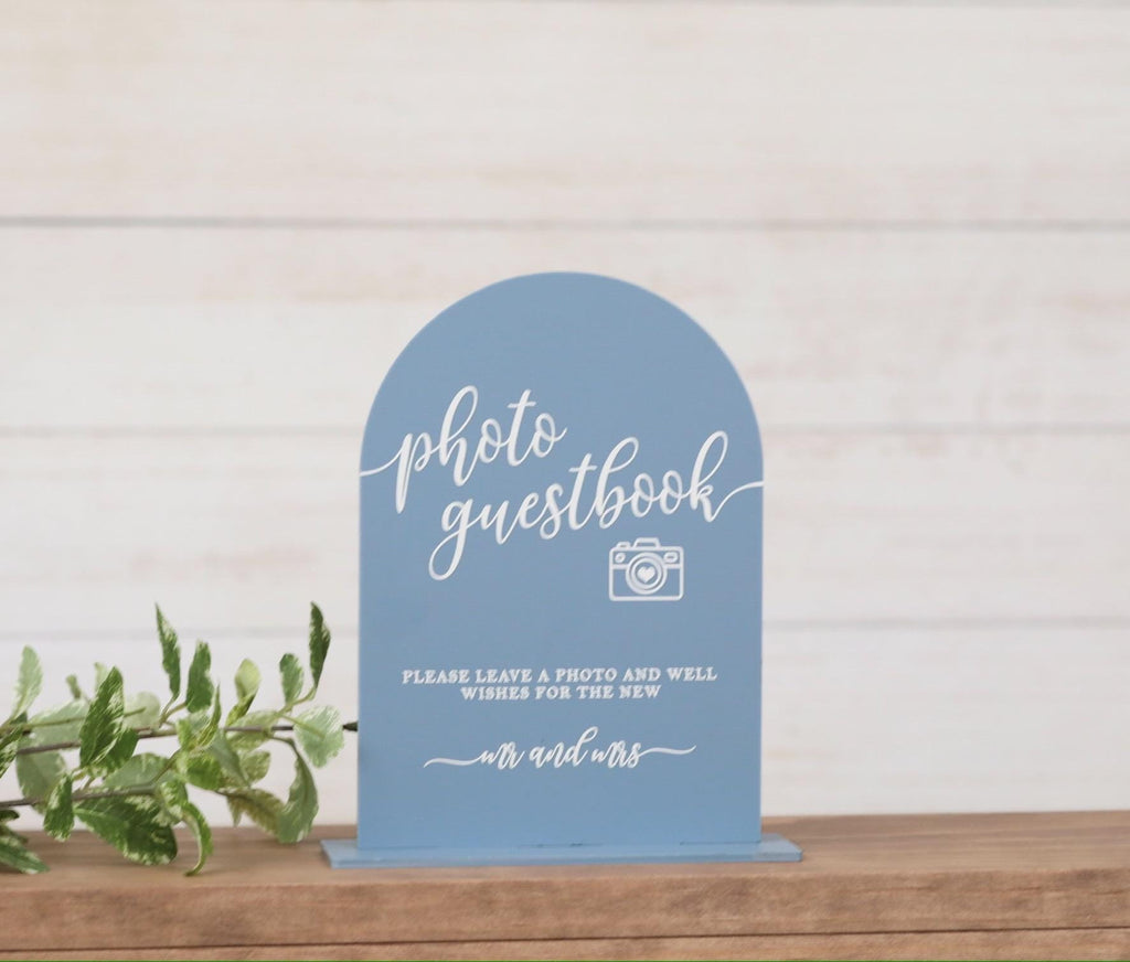 The Bridget | Custom Acrylic Wedding Signs by Small Town Timbers