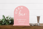 The Bridget | Custom Acrylic Wedding Signs by Small Town Timbers