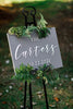 Painted 3D Wedding Welcome Sign - Custom Wood Wedding Sign - Welcome to Our Forever Sign - Dark Grey Sign - Wedding Signage - Welcome Board - Small Town Timbers