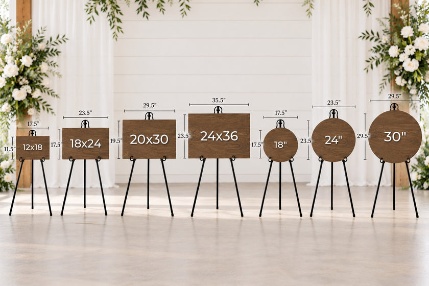 The Marble Run | 3D Wood Wedding Welcome Sign by Small Town Timbers