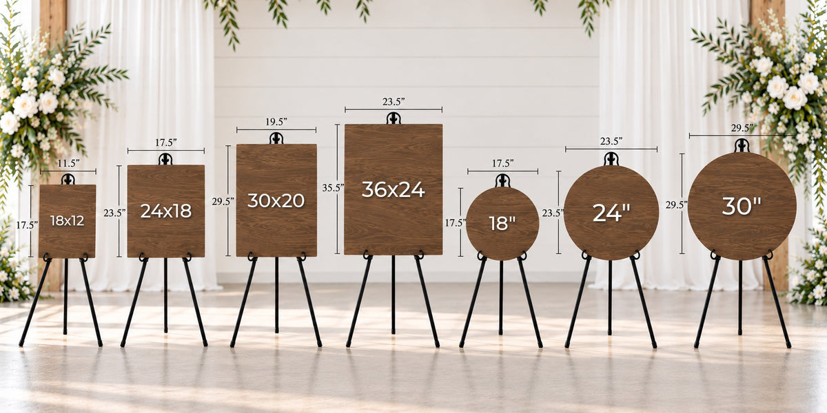 The Marlowe | 3D Wood Wedding Welcome Sign by Small Town Timbers