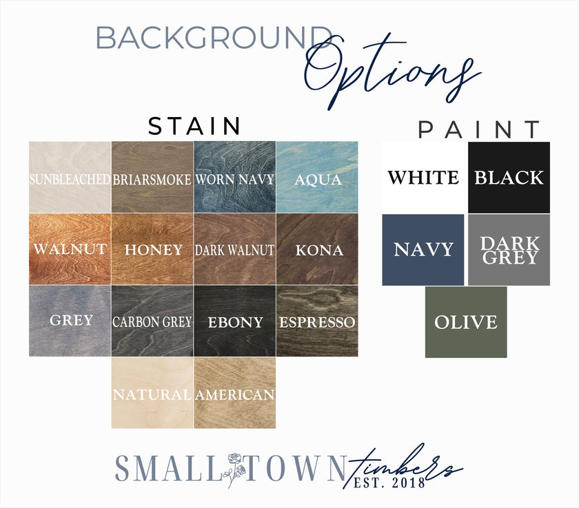 VINCE & EMILY WEDDING WELCOME SIGN - Small Town Timbers